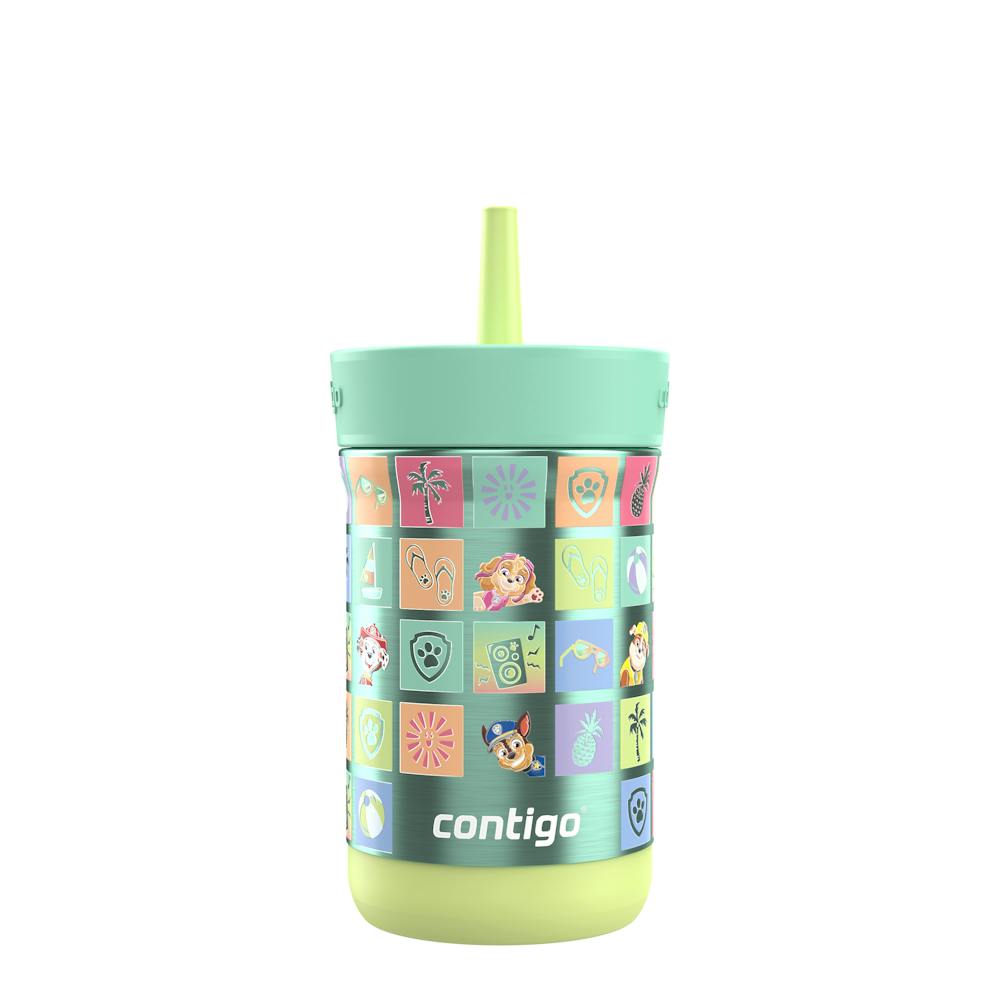 Contigo® Kids Leighton Spill-Proof Stainless Steel Tumbler with Straw, 12oz ·B