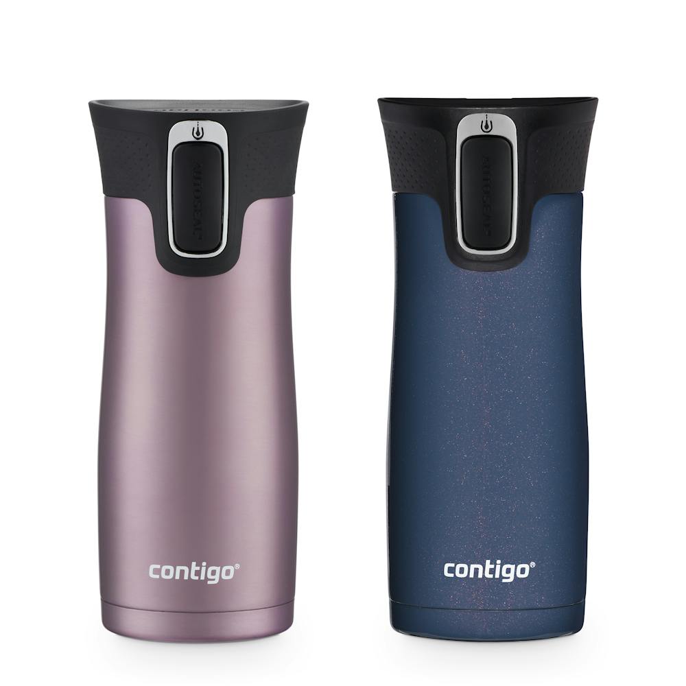 Contigo® West Loop 2.0 Leak-Proof Spill-Proof Insulated Stainless Steel Travel Mug, 16oz., 2 Pack ·B