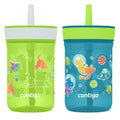 Contigo® Kids’ Leighton Straw Tumbler with Spill-Proof Leak-Proof Lid, 14oz ※
