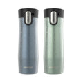 Contigo® AUTOSEAL® West Loop Vacuum-Insulated Stainless Steel Travel Mug with Easy-Clean Lid, 20 oz, 2-Pack ★