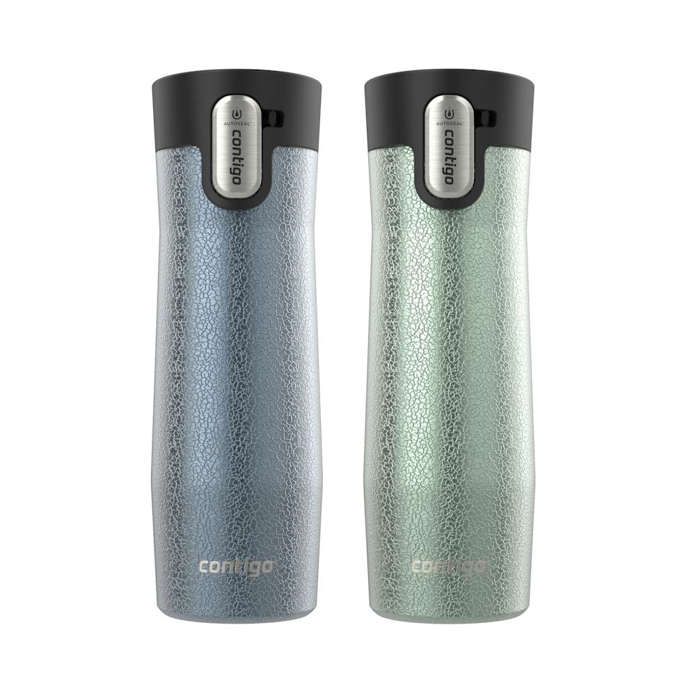 Contigo® AUTOSEAL® West Loop Vacuum-Insulated Stainless Steel Travel Mug with Easy-Clean Lid, 20 oz, 2-Pack ★