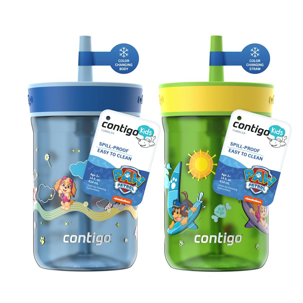 Contigo® Kids’ Leighton Straw Tumbler with Spill-Proof Leak-Proof Lid, 14oz ·02