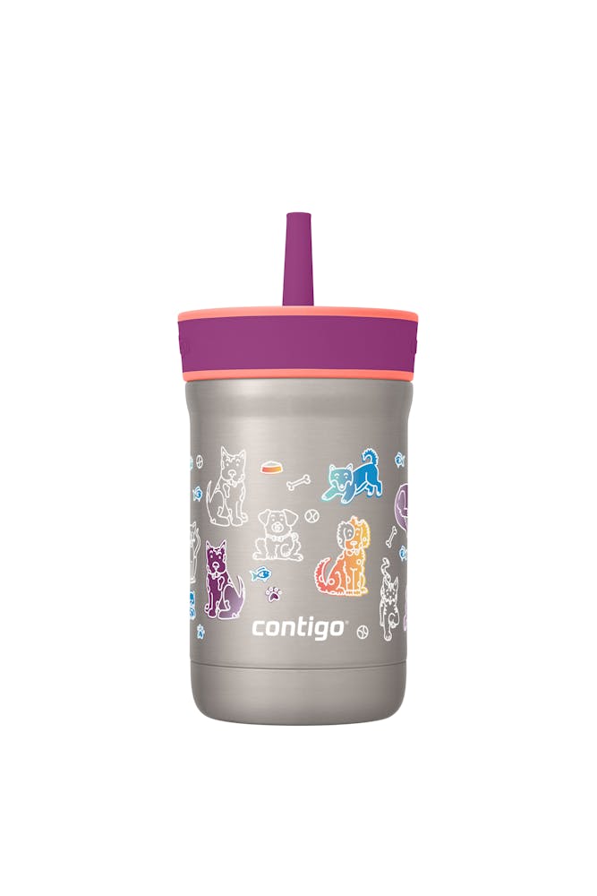 Contigo® Kids Leighton Spill-Proof Stainless Steel Tumbler with Straw, 12oz ※
