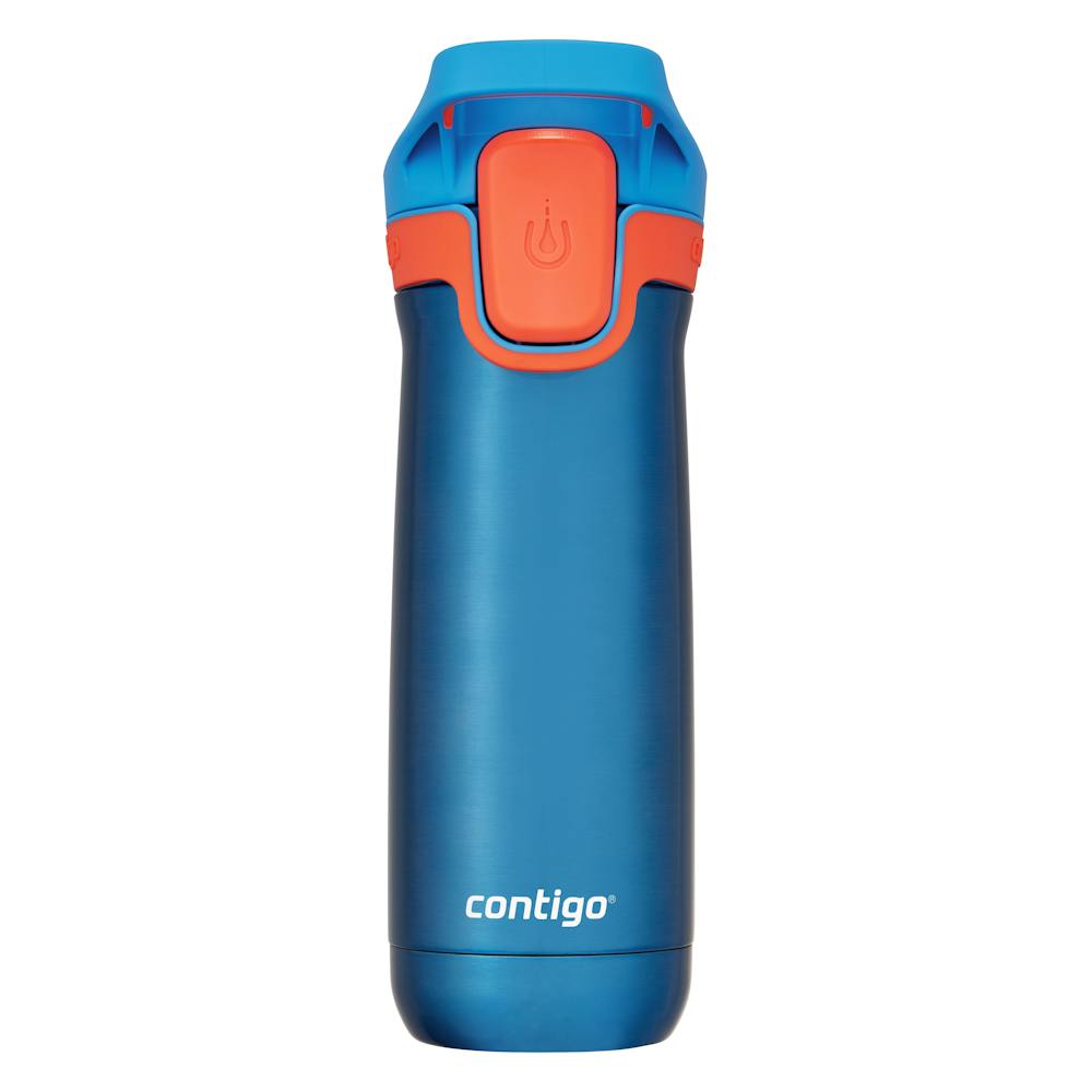 Contigo® Kids’ Casey Stainless Steel Water Bottle with Spill-Proof Leak-Proof Lid, 13oz ·A