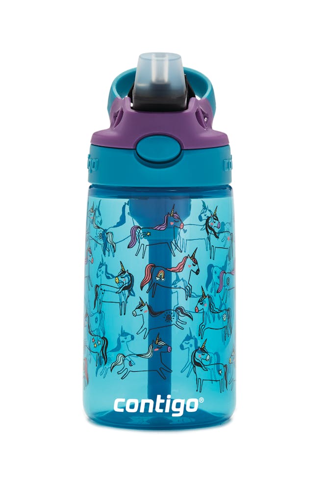 Contigo® Kids Straw Water Bottle with AUTOSPOUT® Lid, 14oz ✓